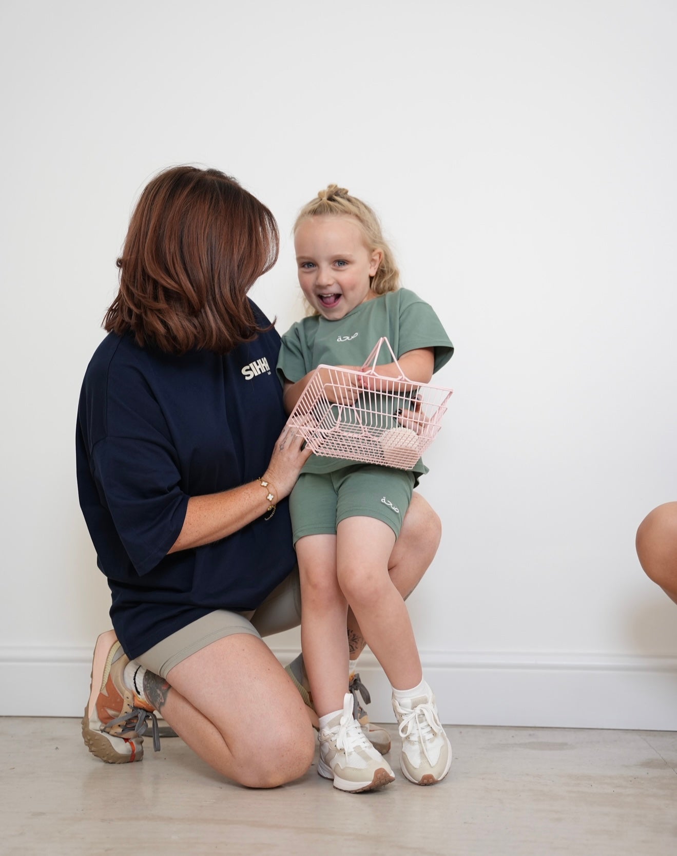 Girls Tshirt and Shorts Coord - Khaki Green
