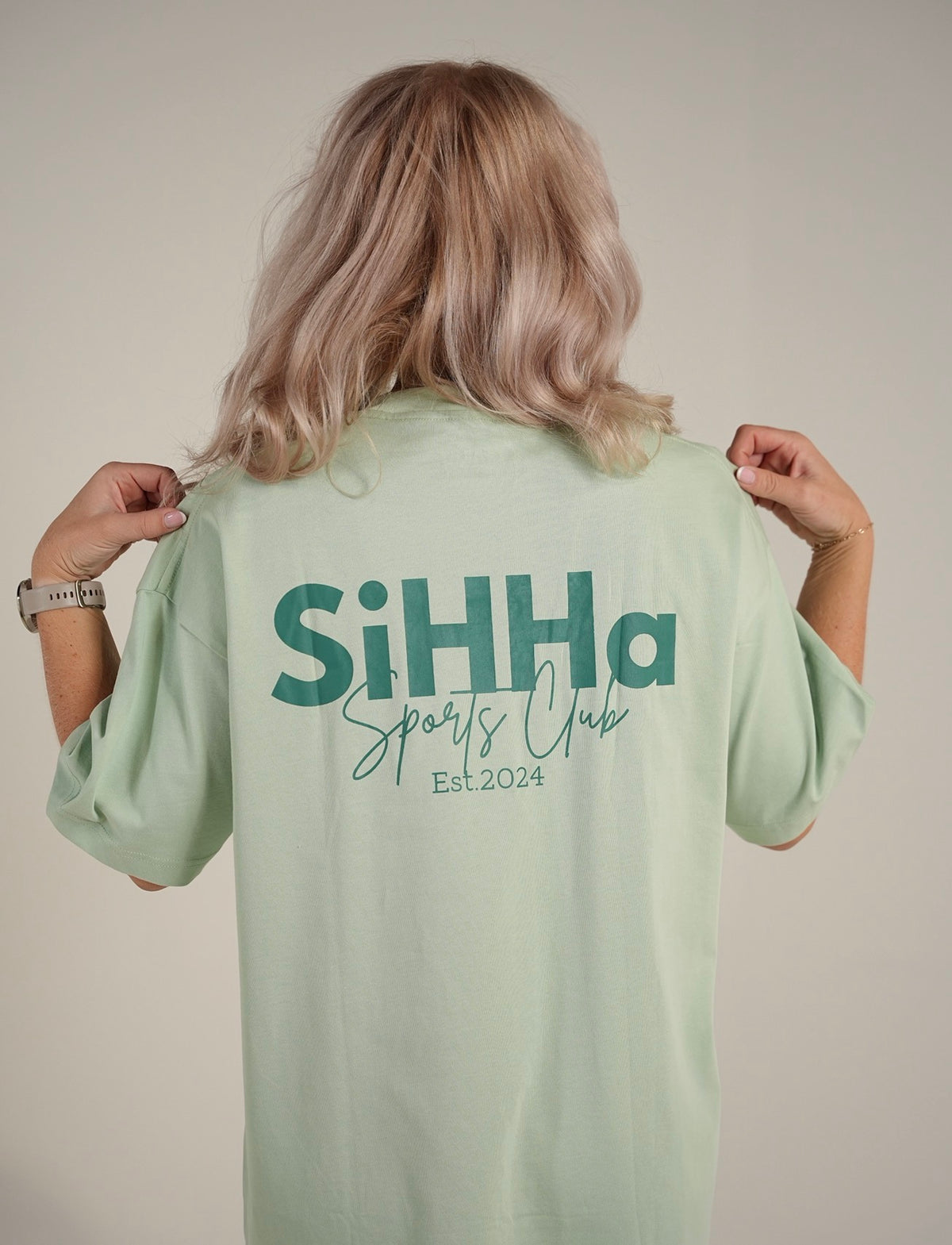 Unisex Oversize Lift Tee - Mint Green