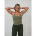 Tie Halter Top Green