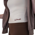 Ladies Luxe Vest Top Sand