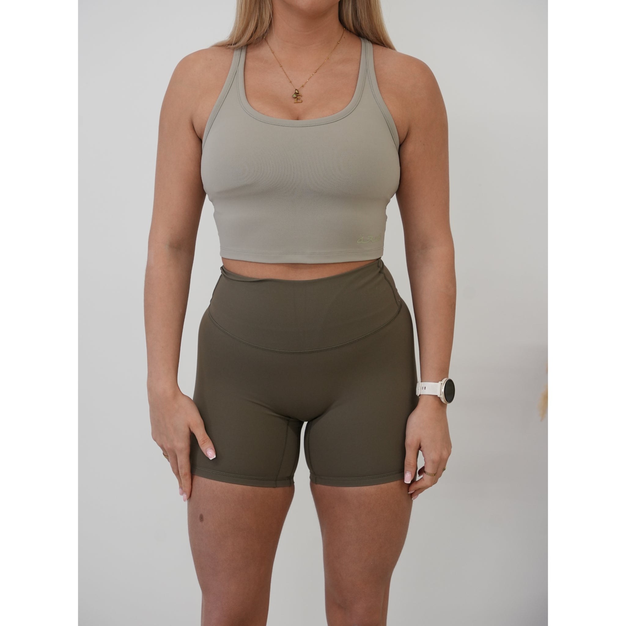 Racer Back Tank Grey