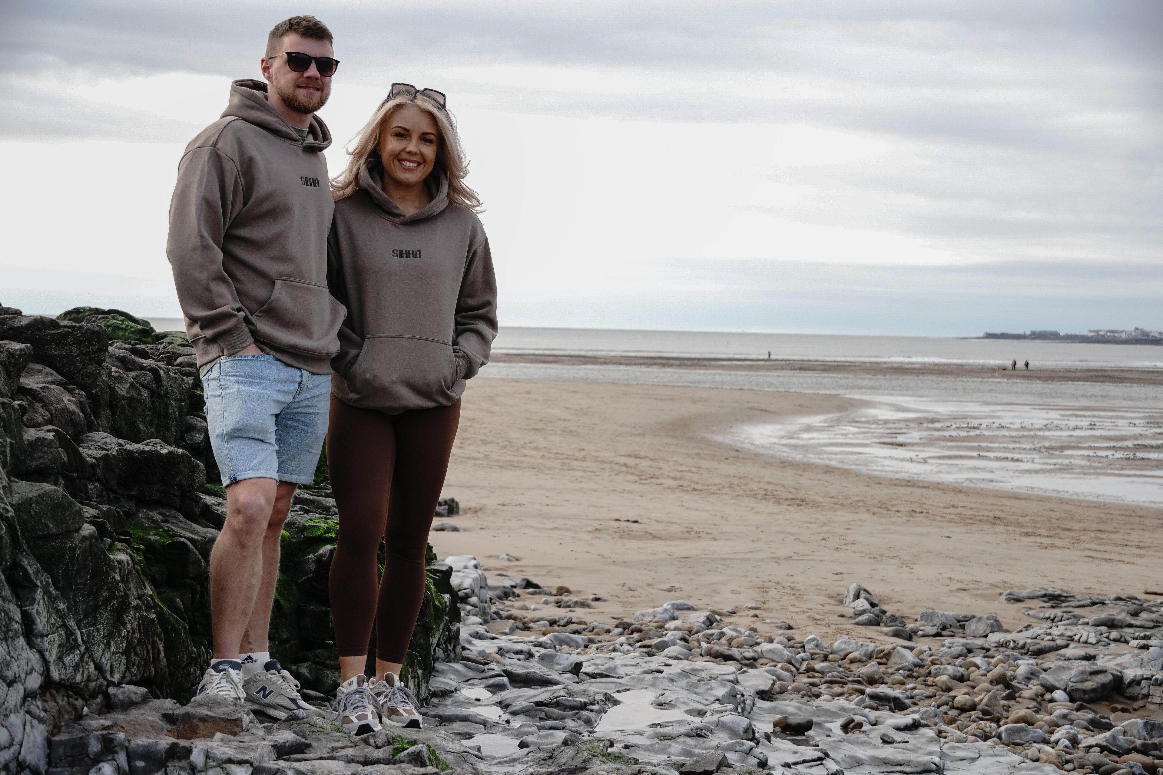 Oat Grey Unisex Fleece Lined Hoody