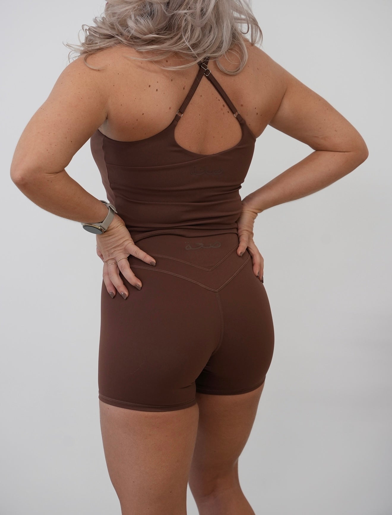 Halter Tank - Brown