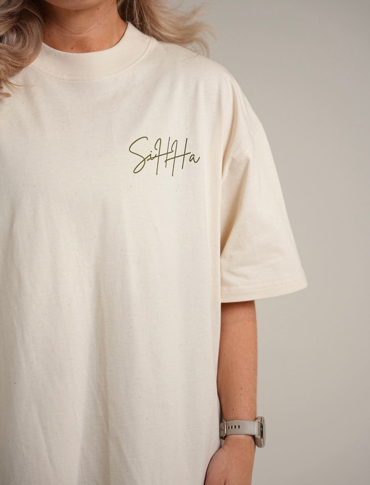 SiHHa Move, Nourish, Balance Oversized Tee