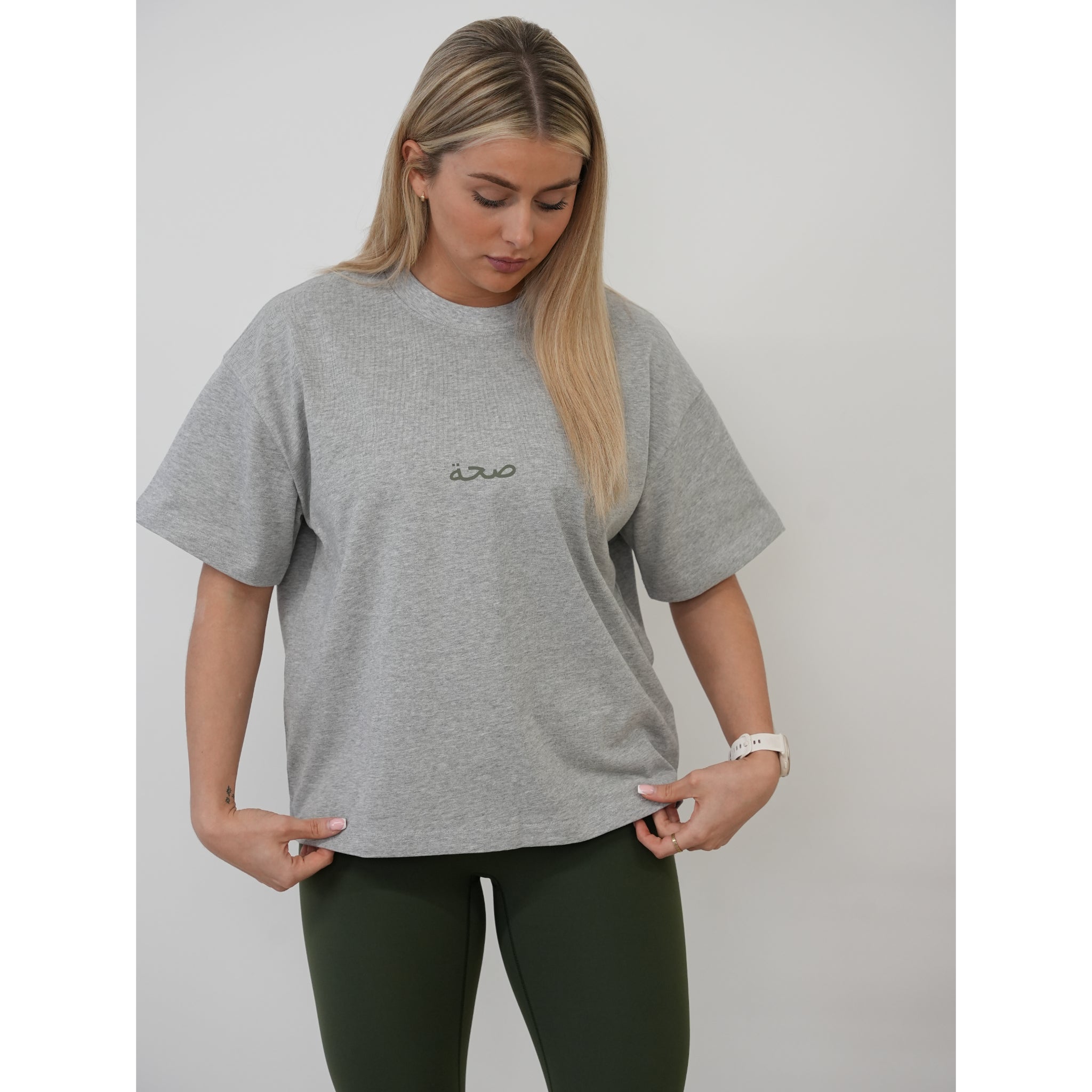 Unisex Boxxy Oversized Tee Grey