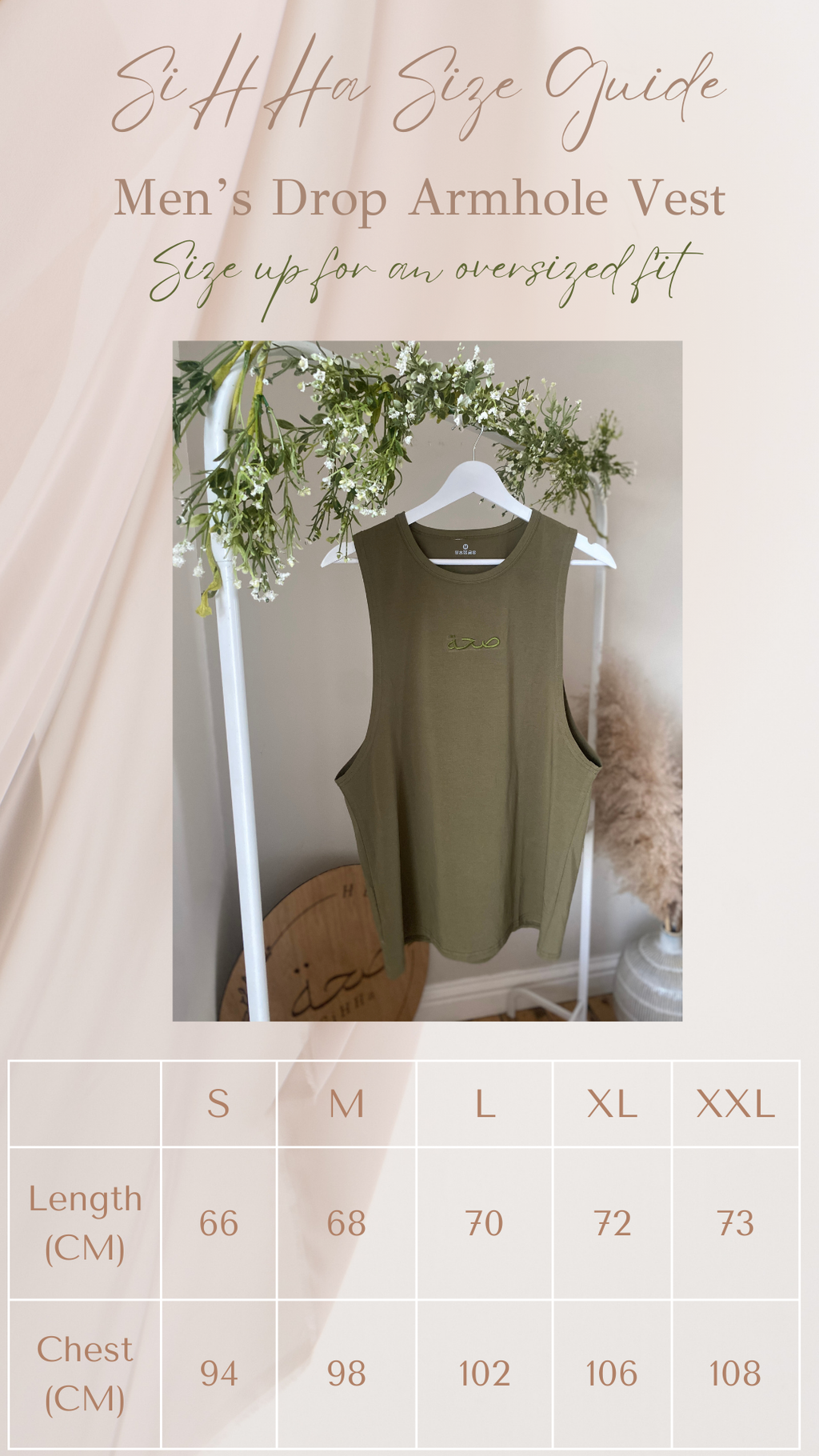 Men's Drop Armhole Vest