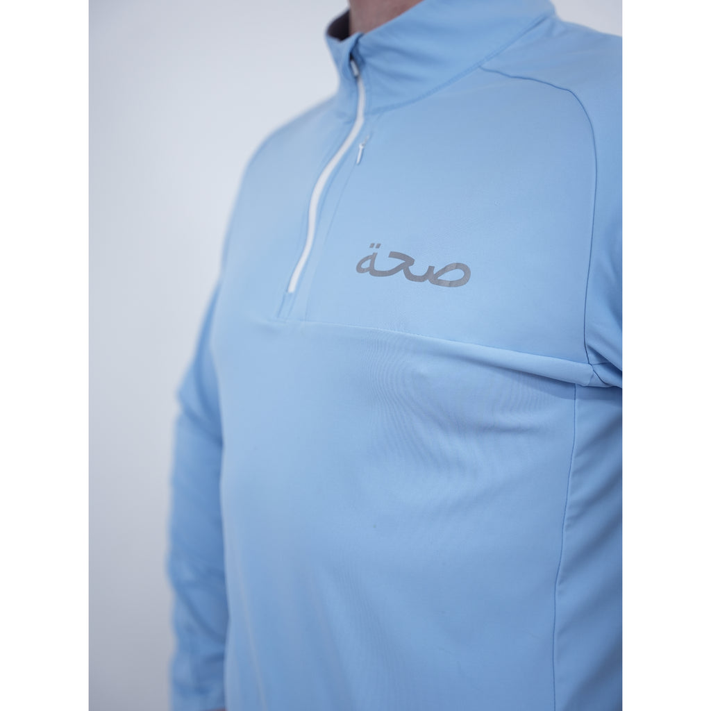 Men’s Dri Fit Training Zip - Sky Blue