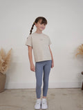 SiHHa Girls Ribbed Leggings Blue