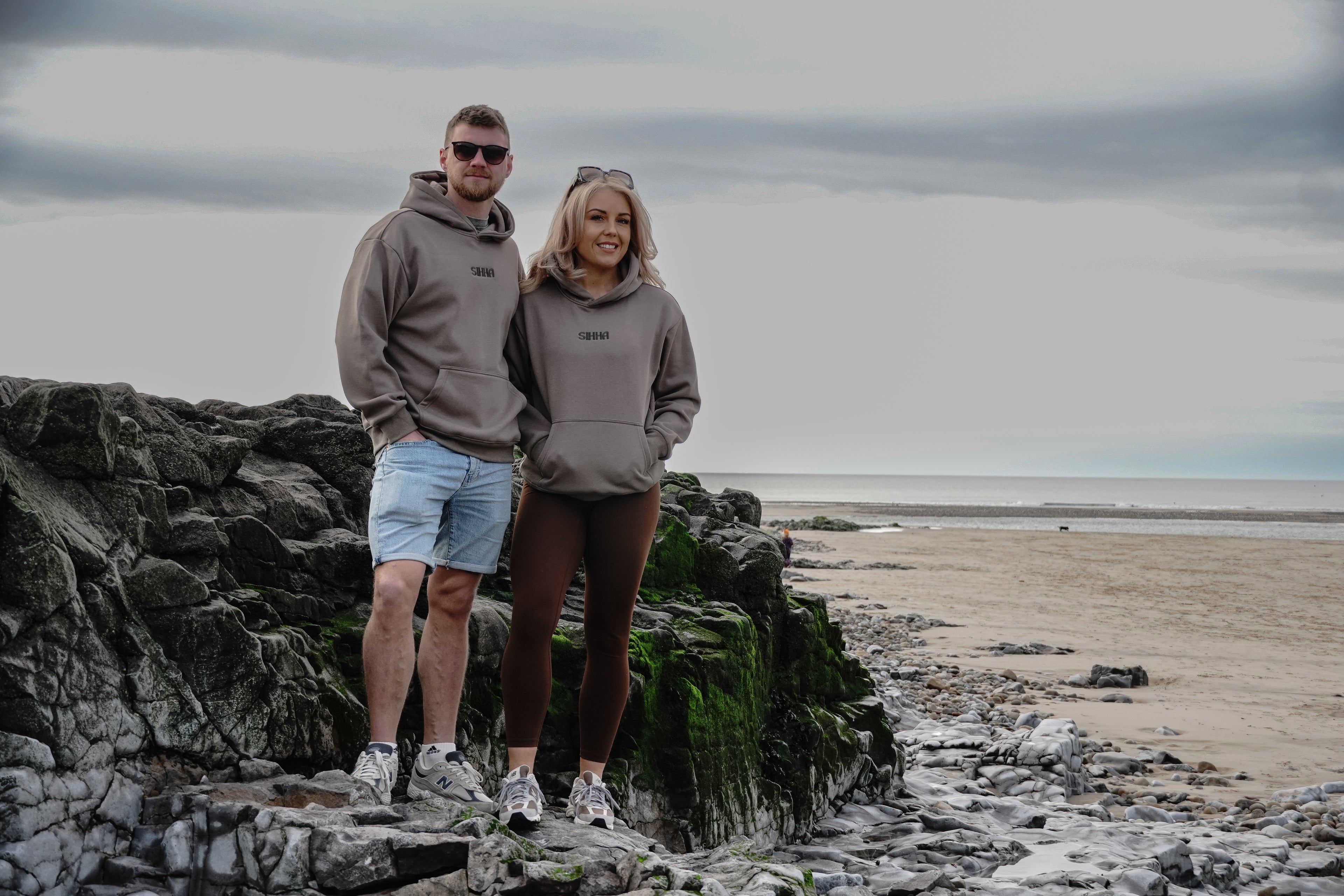 Oat Grey Unisex Fleece Lined Hoody