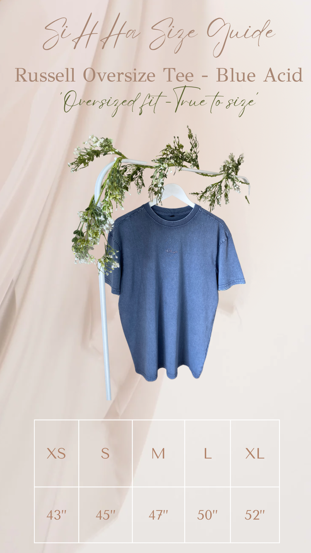 Russell Oversized Tee - NEW COLOURS