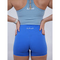 Sculpta High Waisted Shorts 4” - Ion Blue