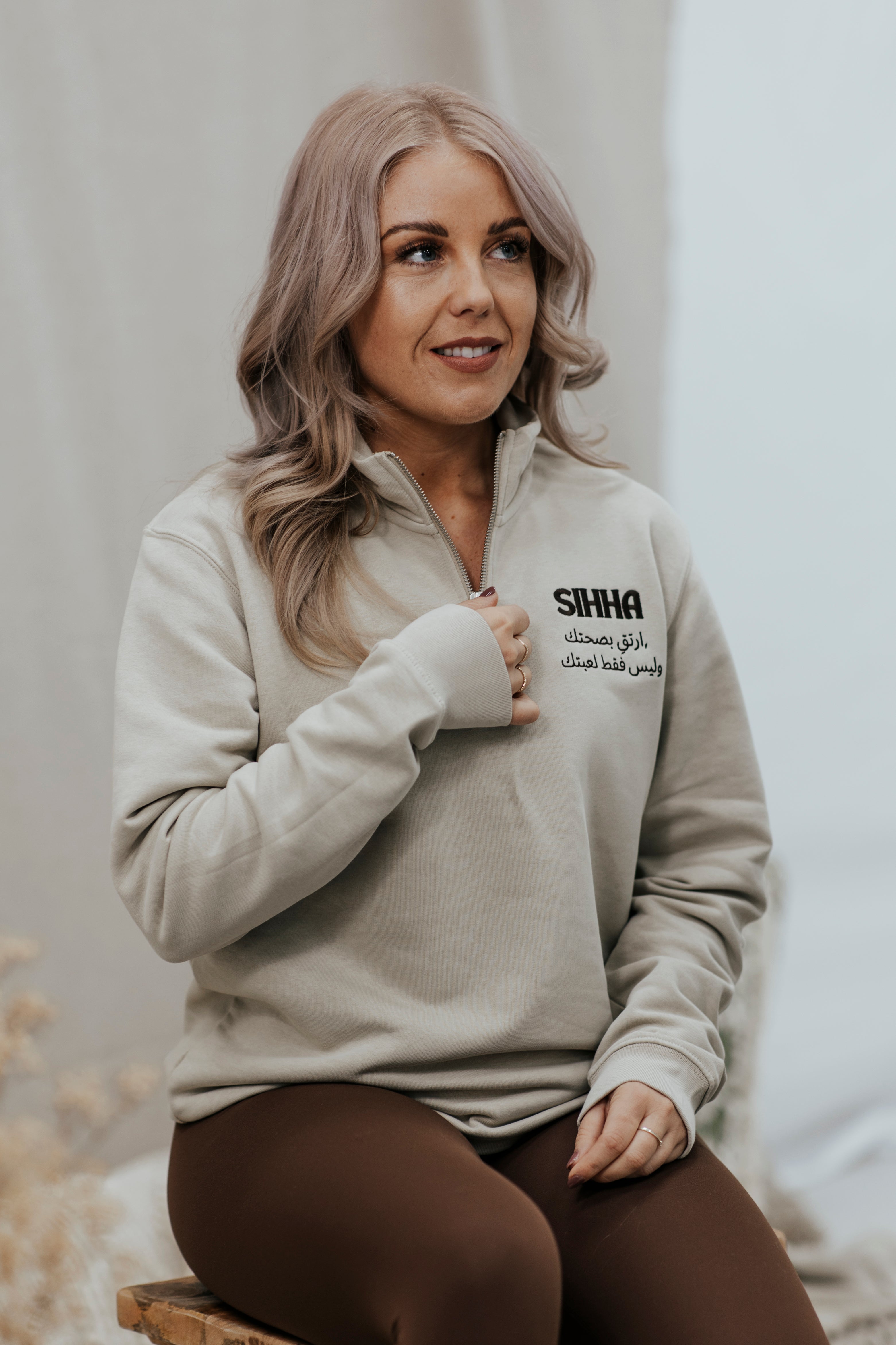 Ladies Fleece lined 1/4 Zip