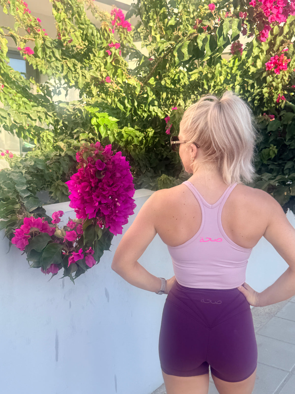 Racer Back Tank Pink