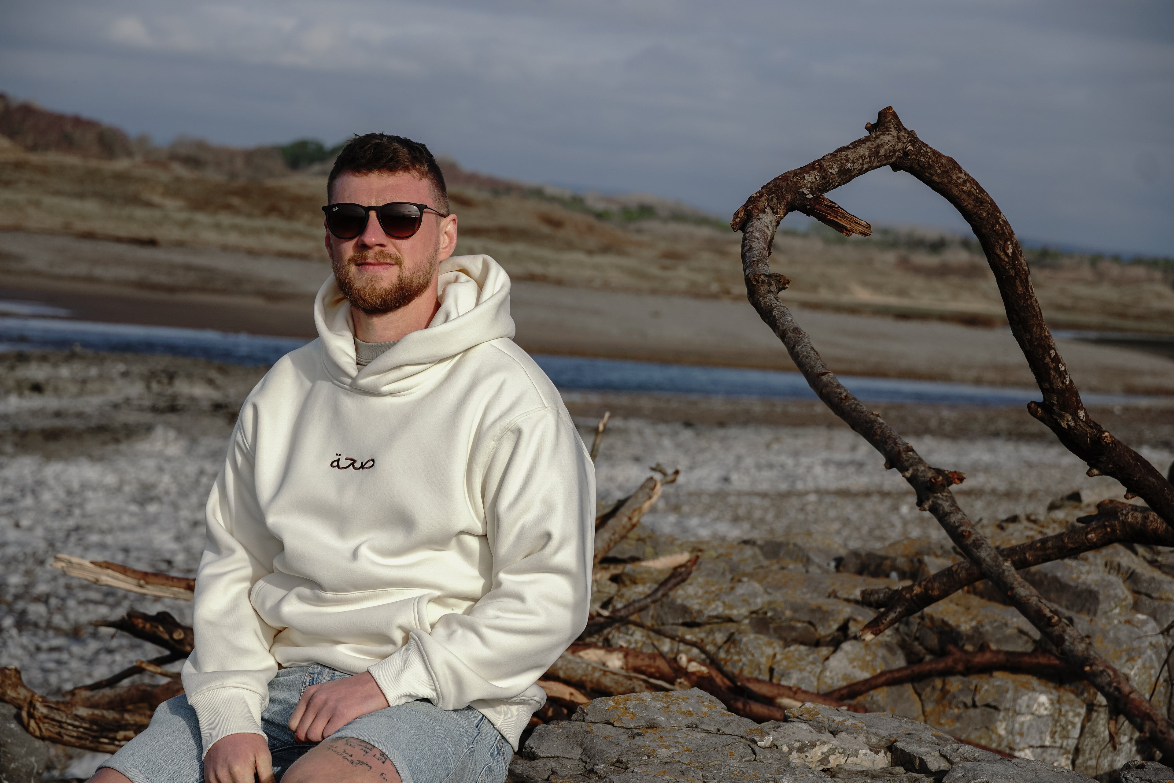 Cosy Cloud Oversized Hoodie - Baby Powder