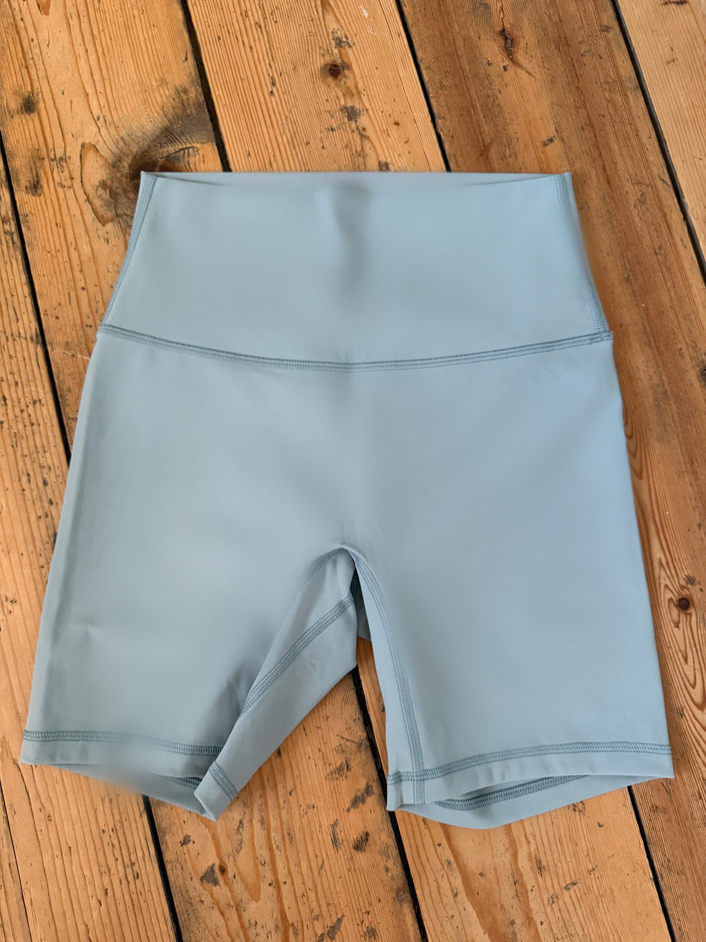 Empower High Waisted Shorts - Sea Blue