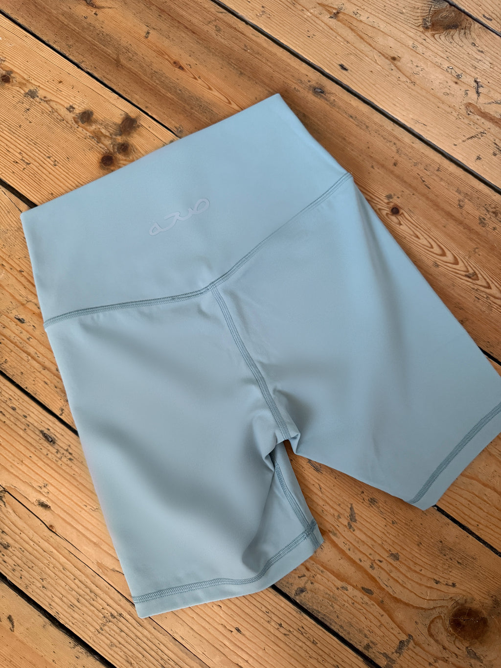 Empower High Waisted Shorts - Sea Blue