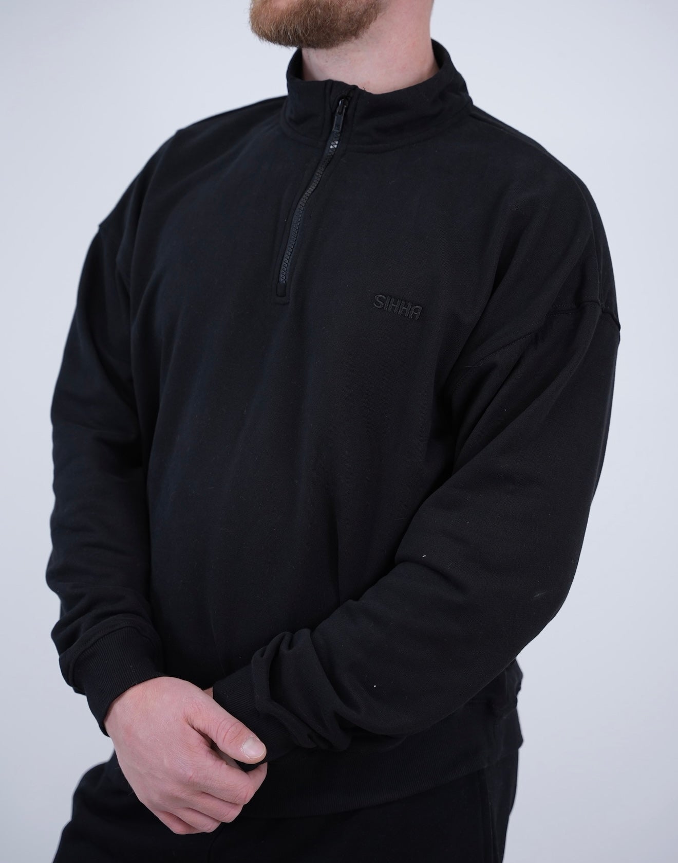 Men’s 1/4 Zip - Black