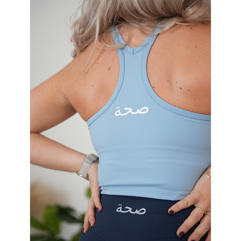 Racer Back Tank Sky Blue