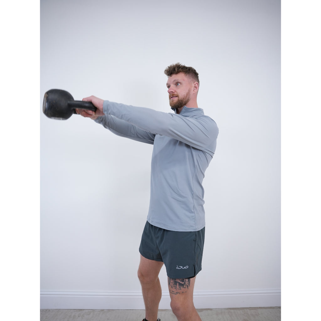 Men’s Dri Fit Training Zip - Grey