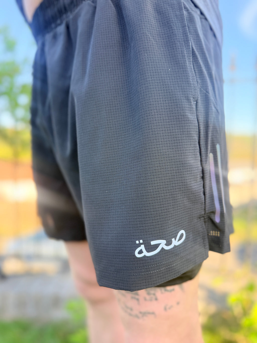 Mens Black Running Shorts