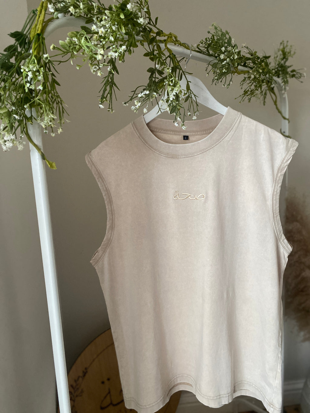 Men's Oversized Acid Wash Vest