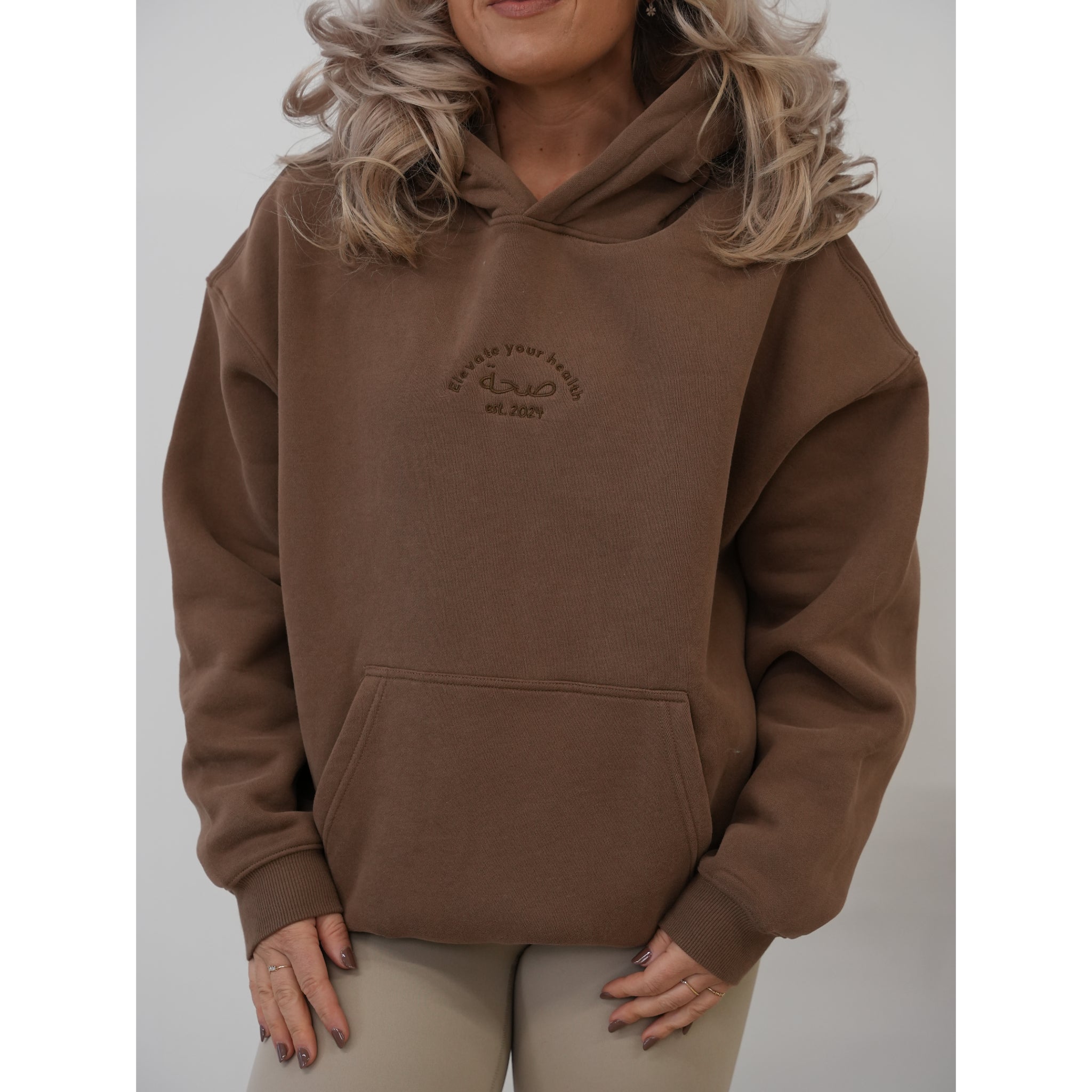 Unisex Soft Brown Oversized Hoody