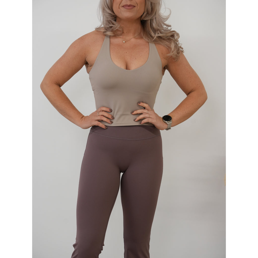 Flared Leggings Mauve