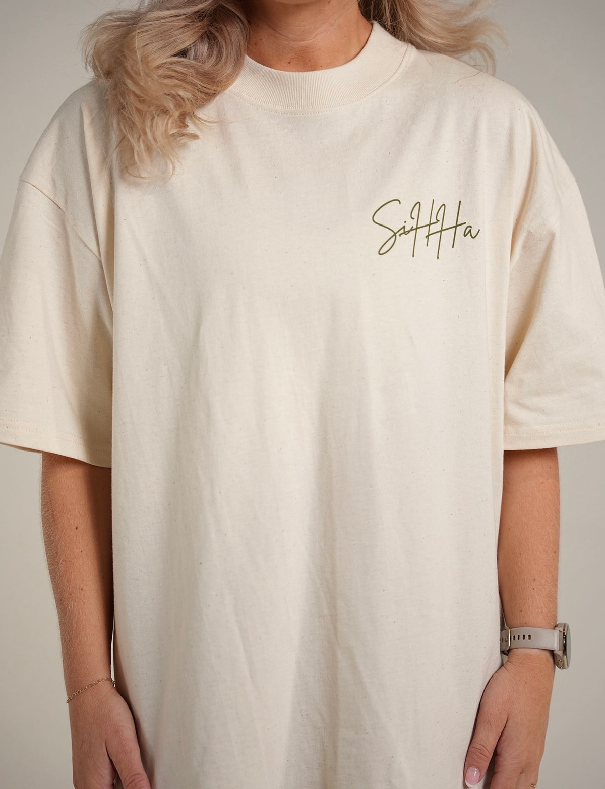 SiHHa Move, Nourish, Balance Oversized Tee