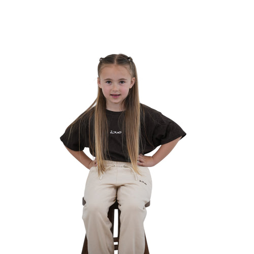 Daisy Kids Tee Chocolate