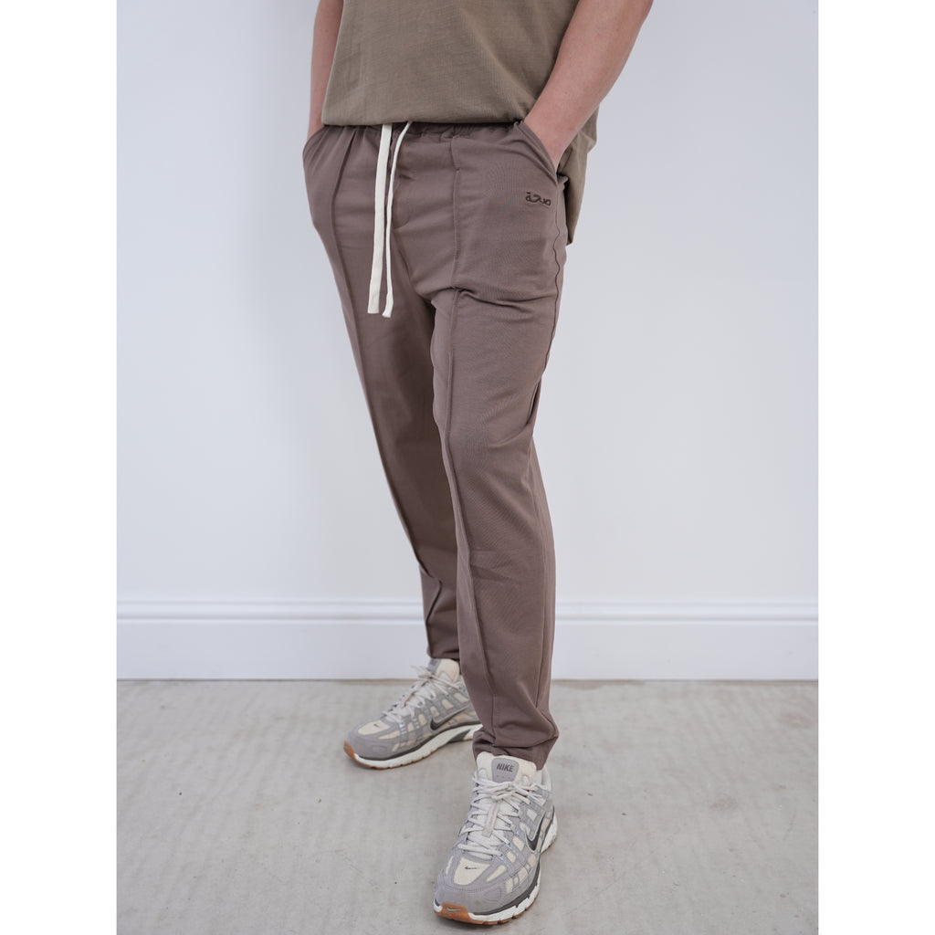 Men’s Straight Leg Jogger Washed Brown