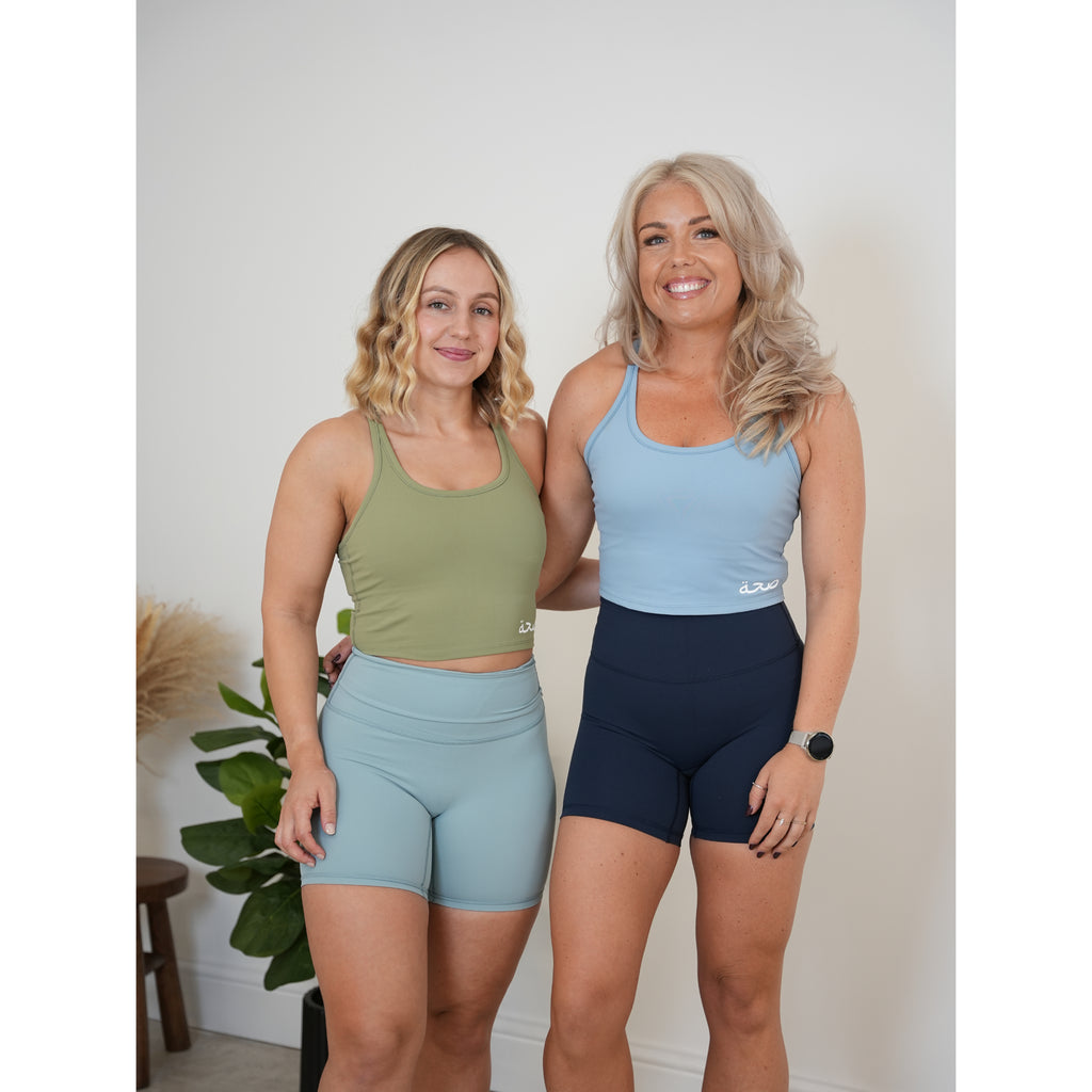 Racer Back Tank Sky Blue