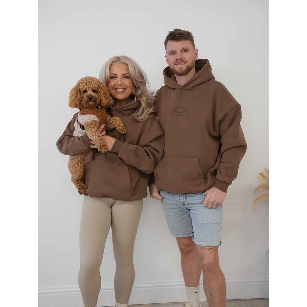 Unisex Soft Brown Oversized Hoody
