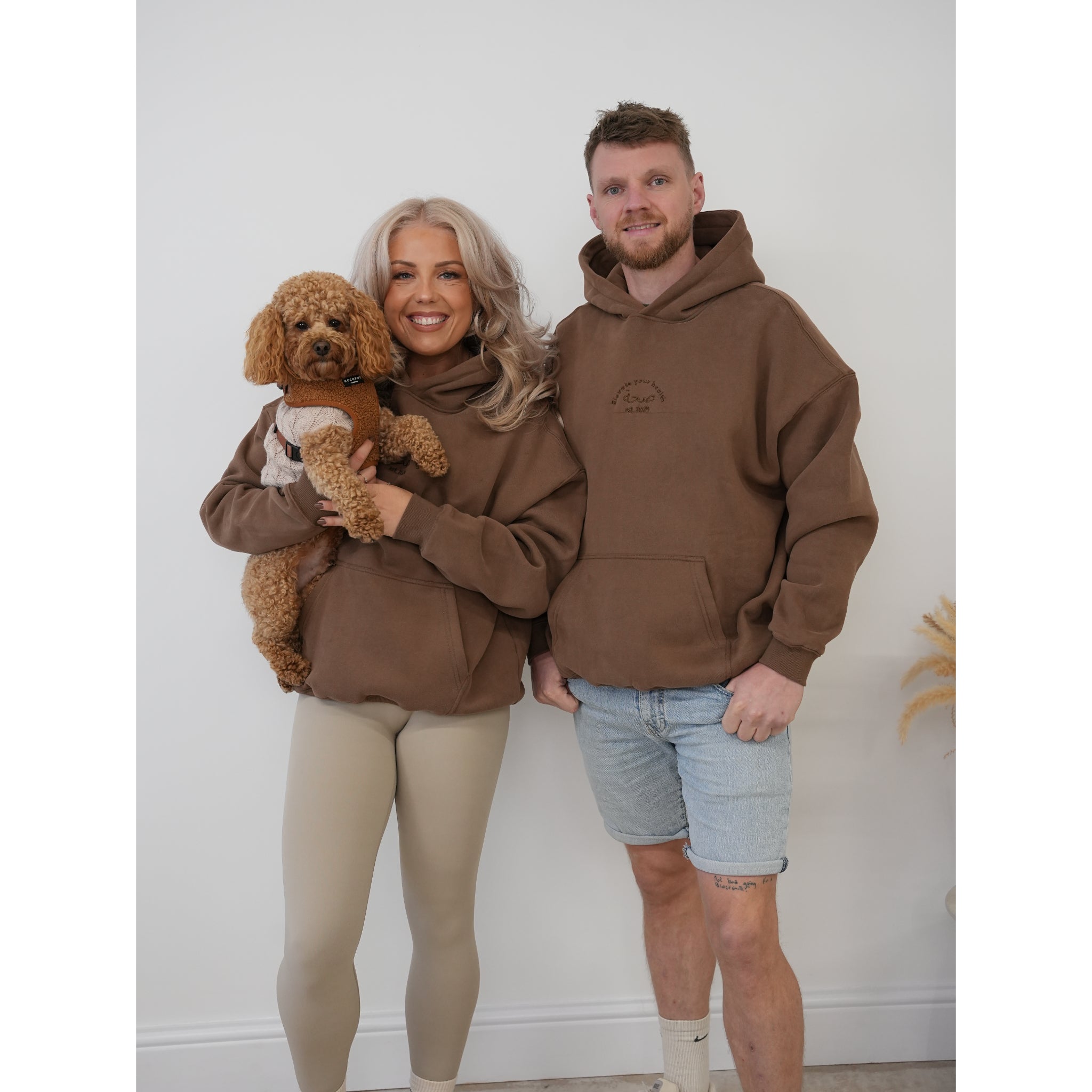 Unisex Soft Brown Oversized Hoody