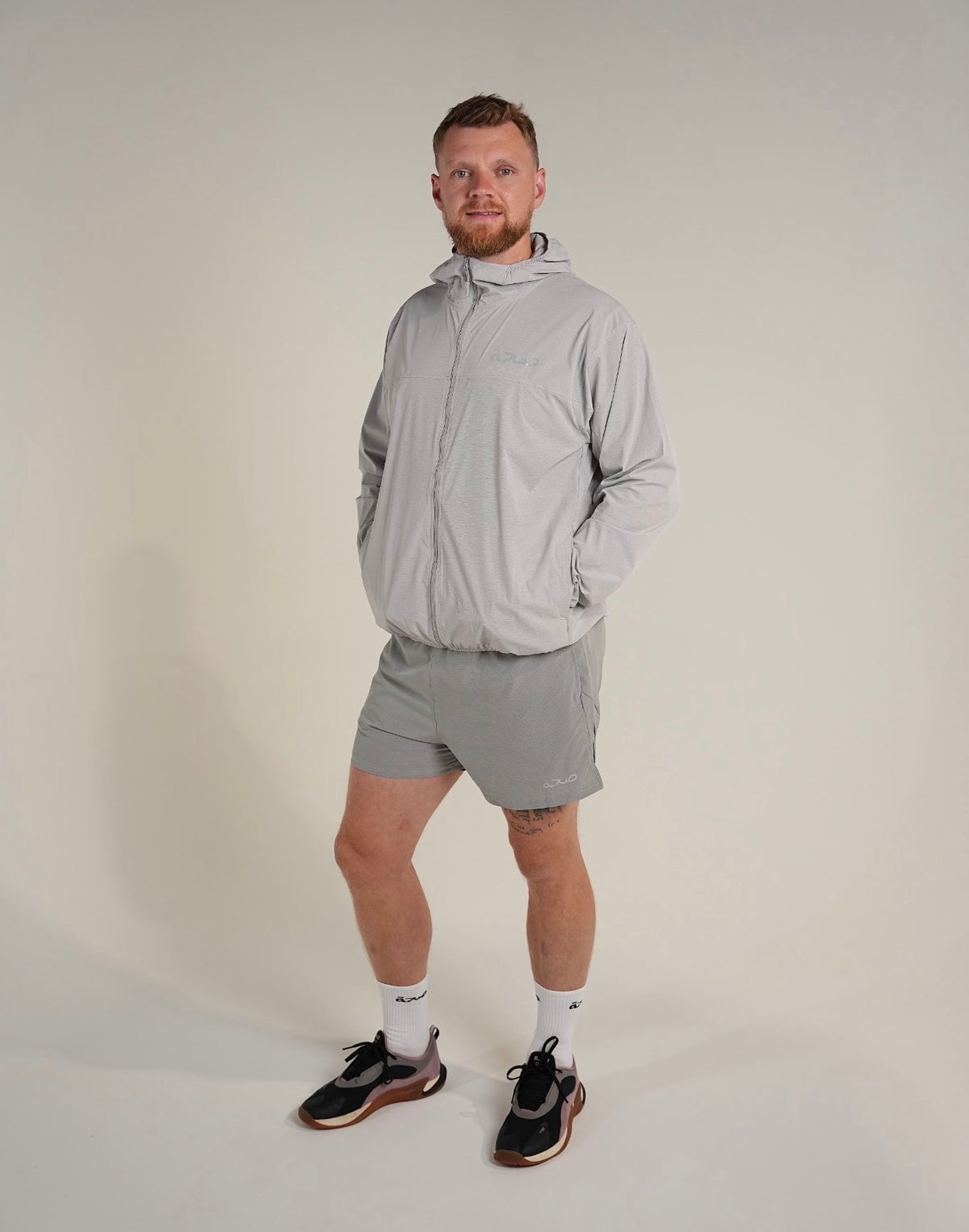 Men’s Running Jacket Grey