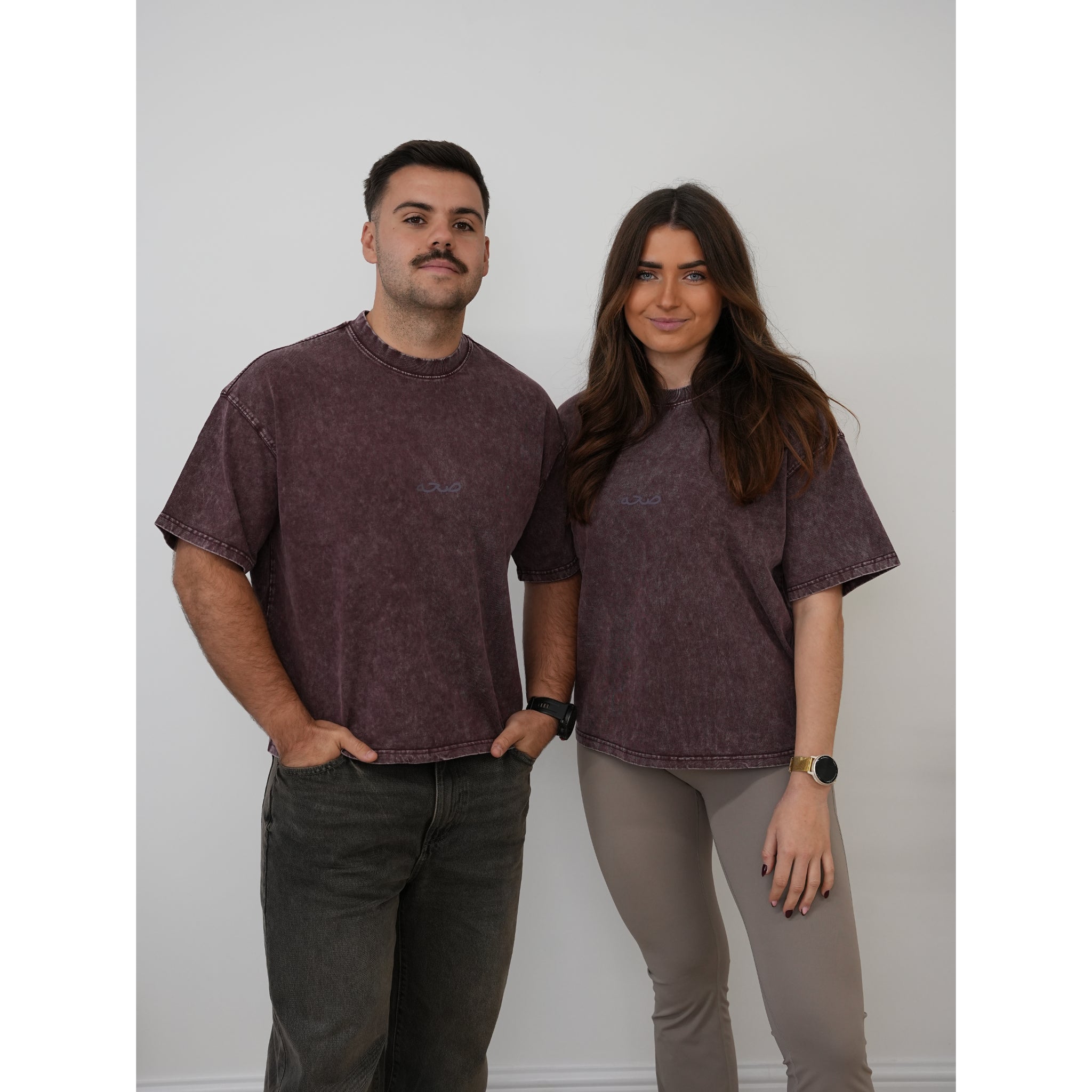 Unisex Boxxy Oversized Tee Acid Purple