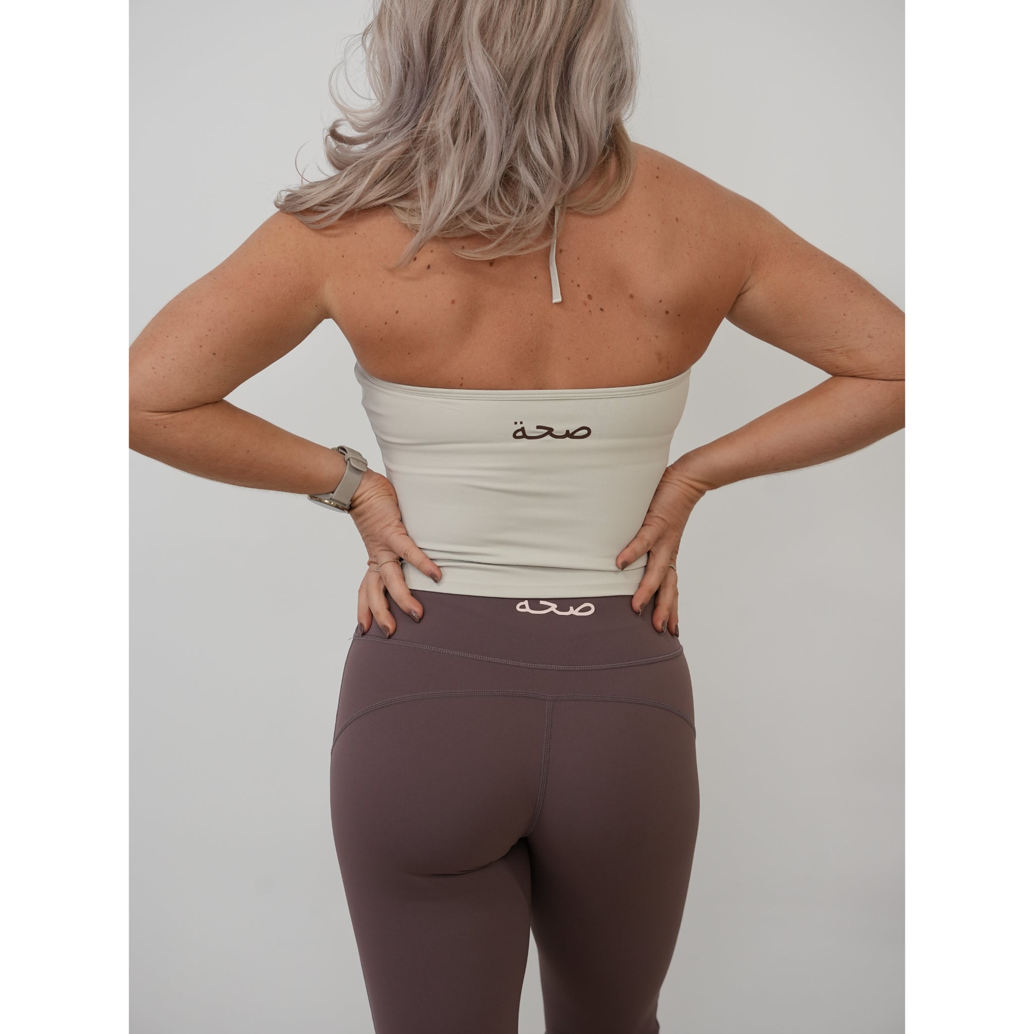 Tie Halter Top Cream