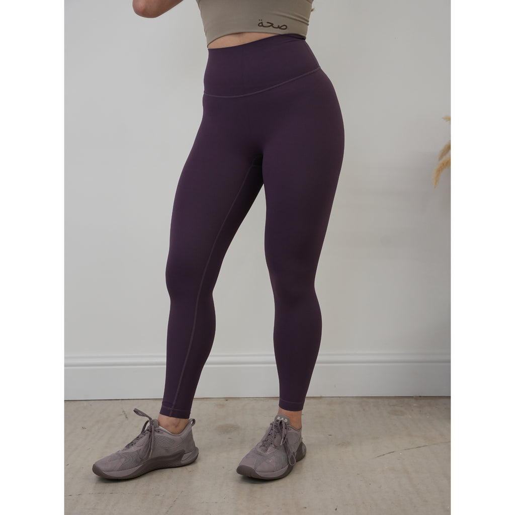FlexFit High Waisted Leggings - Garnet