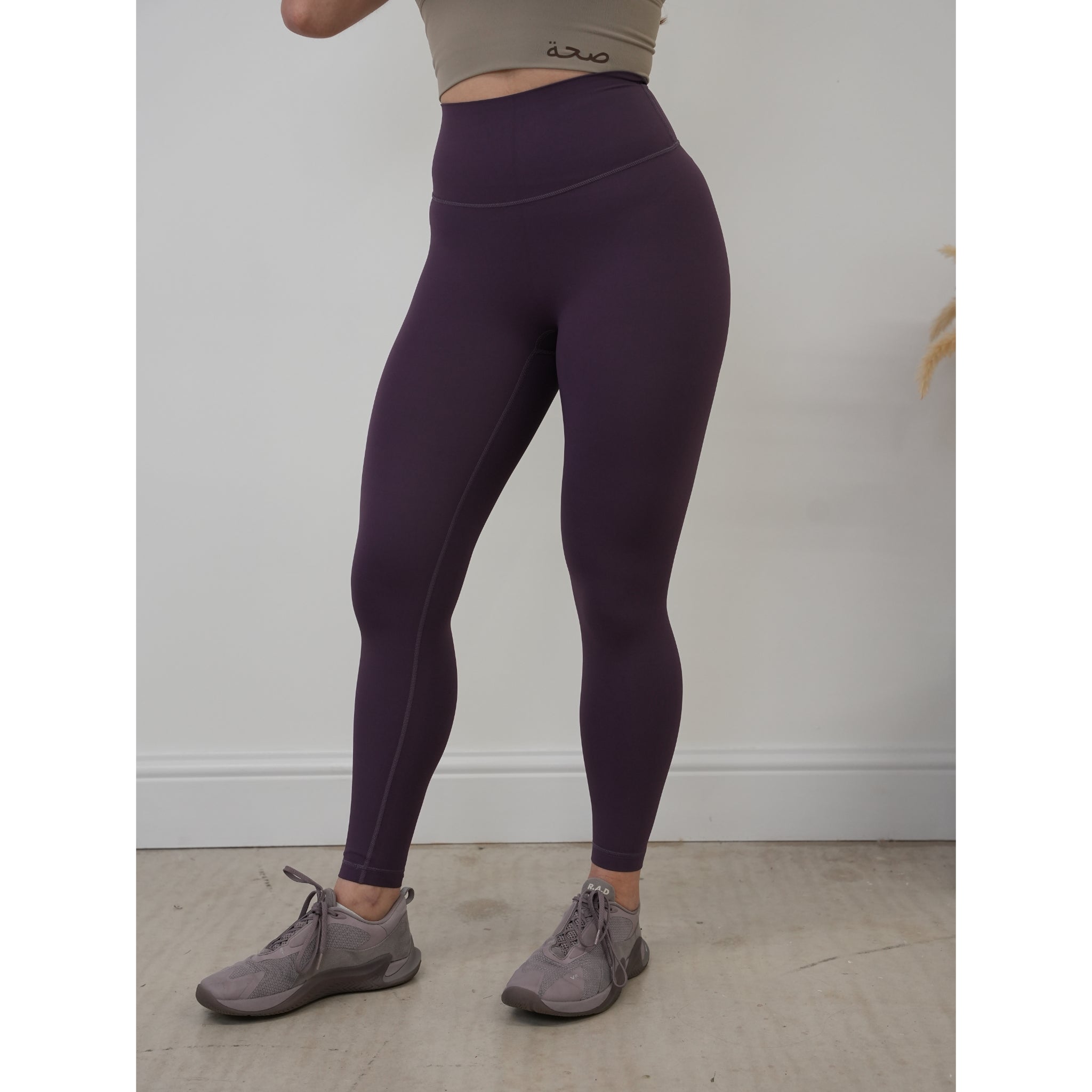 FlexFit High Waisted Leggings - Garnet