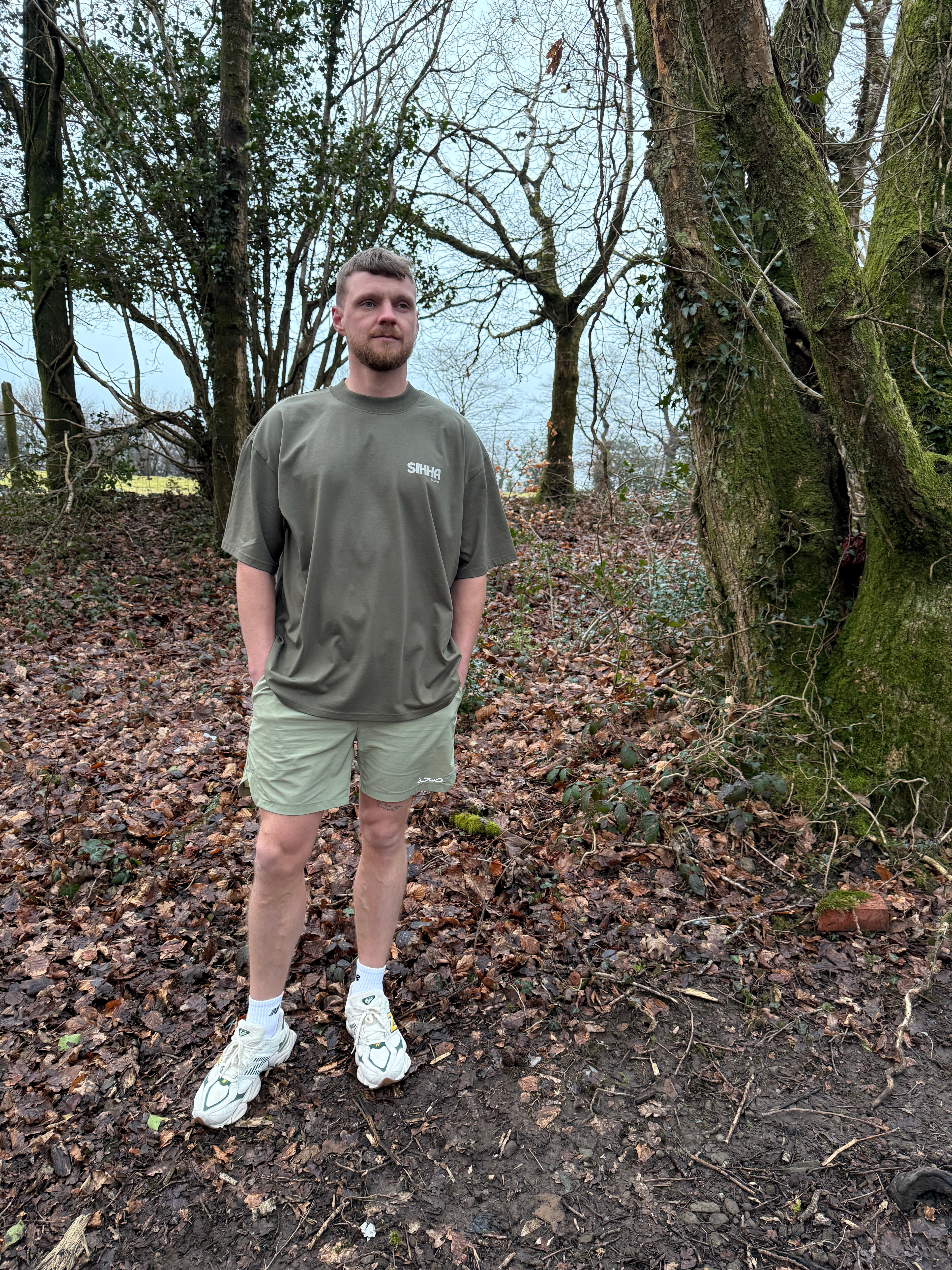 LIMITED EDITION MEN'S KHAKI OVERSIZED TEE