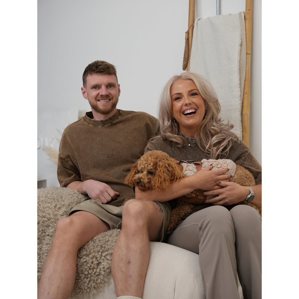 Unisex Boxxy Oversized Tee Acid Brown