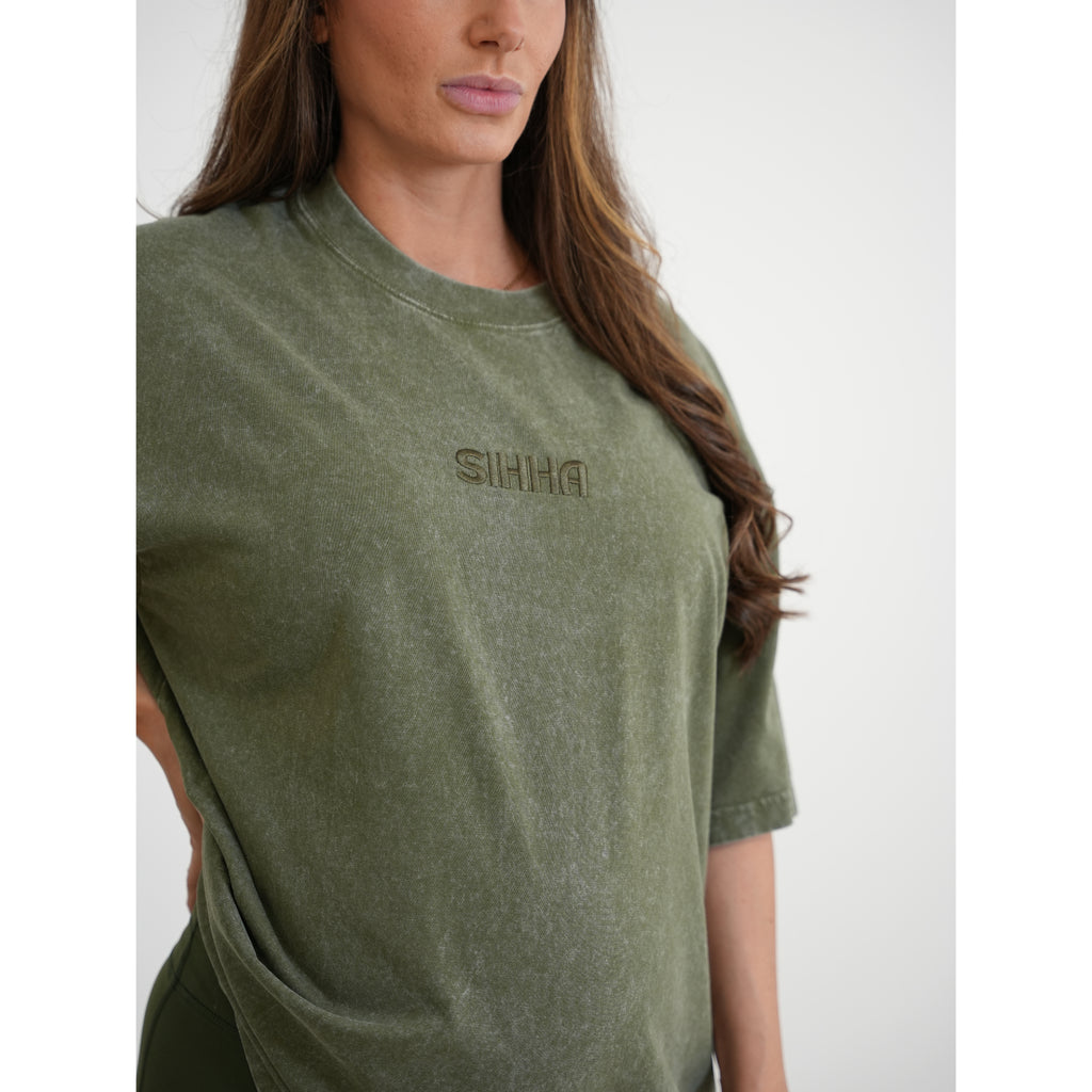 Unisex Acid Wash Oversized Tee