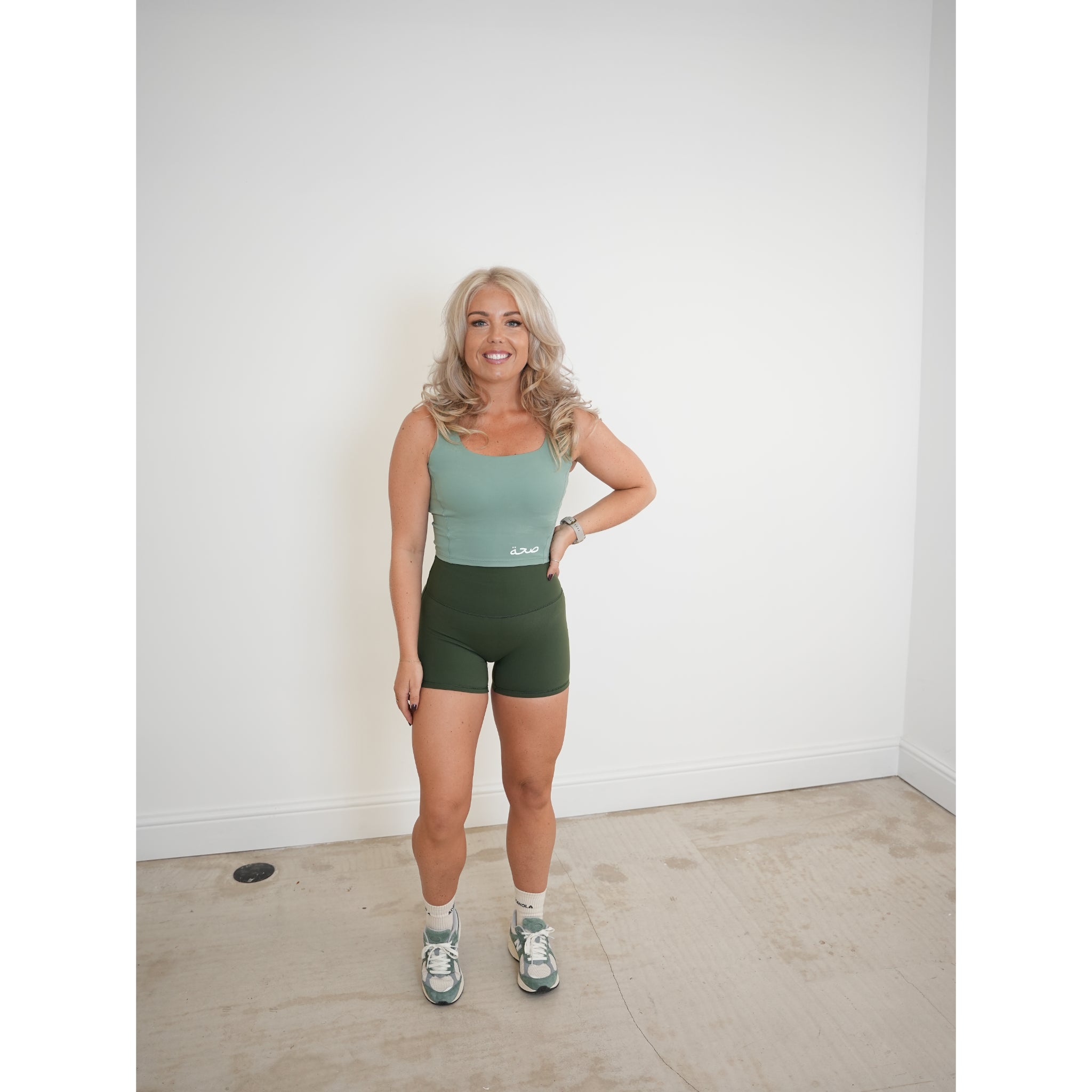 Mint Green Square Neck Tank