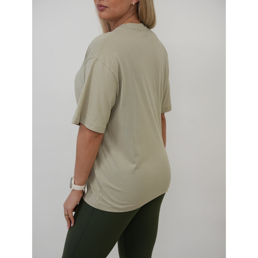 Unisex lightweight Training Tee Stone