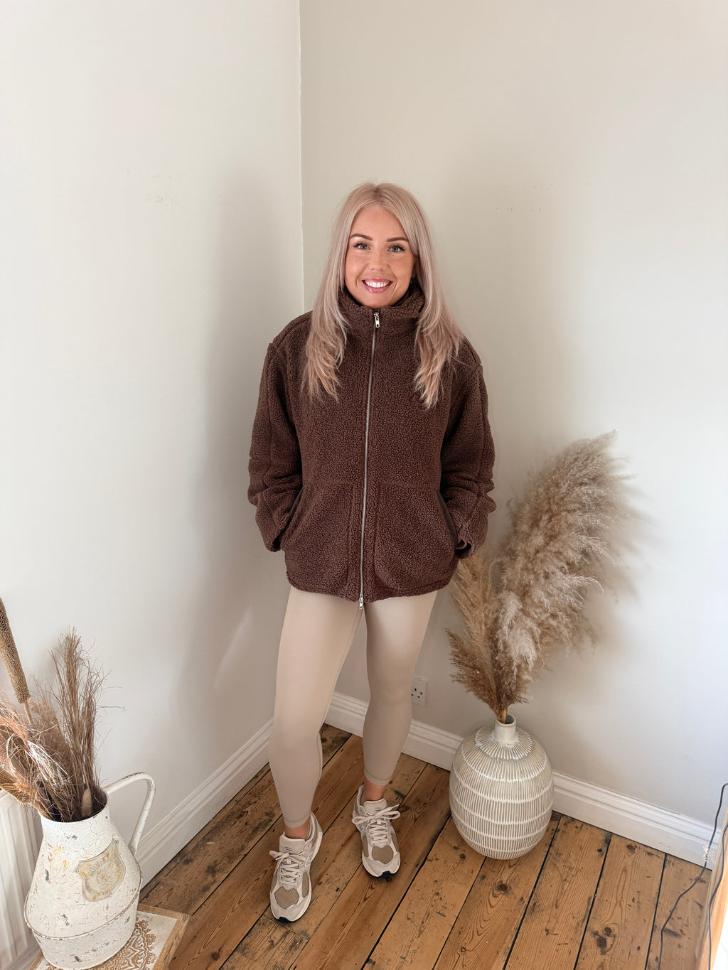 SiHHa Teddy Bear Fleece Chocolate Brown