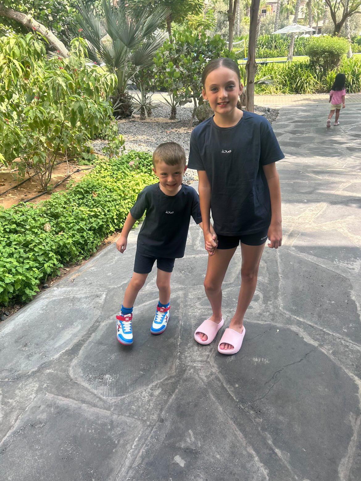 Unisex Tshirt and Shorts Coord - Navy