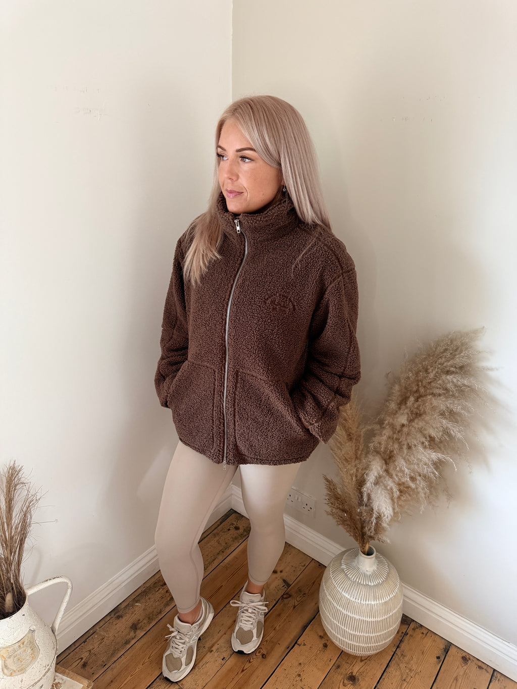 SiHHa Teddy Bear Fleece Chocolate Brown