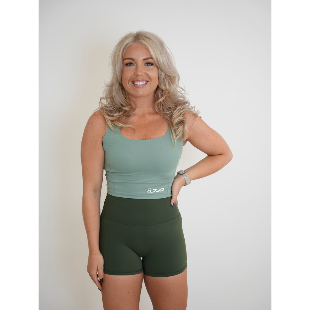 Mint Green Square Neck Tank