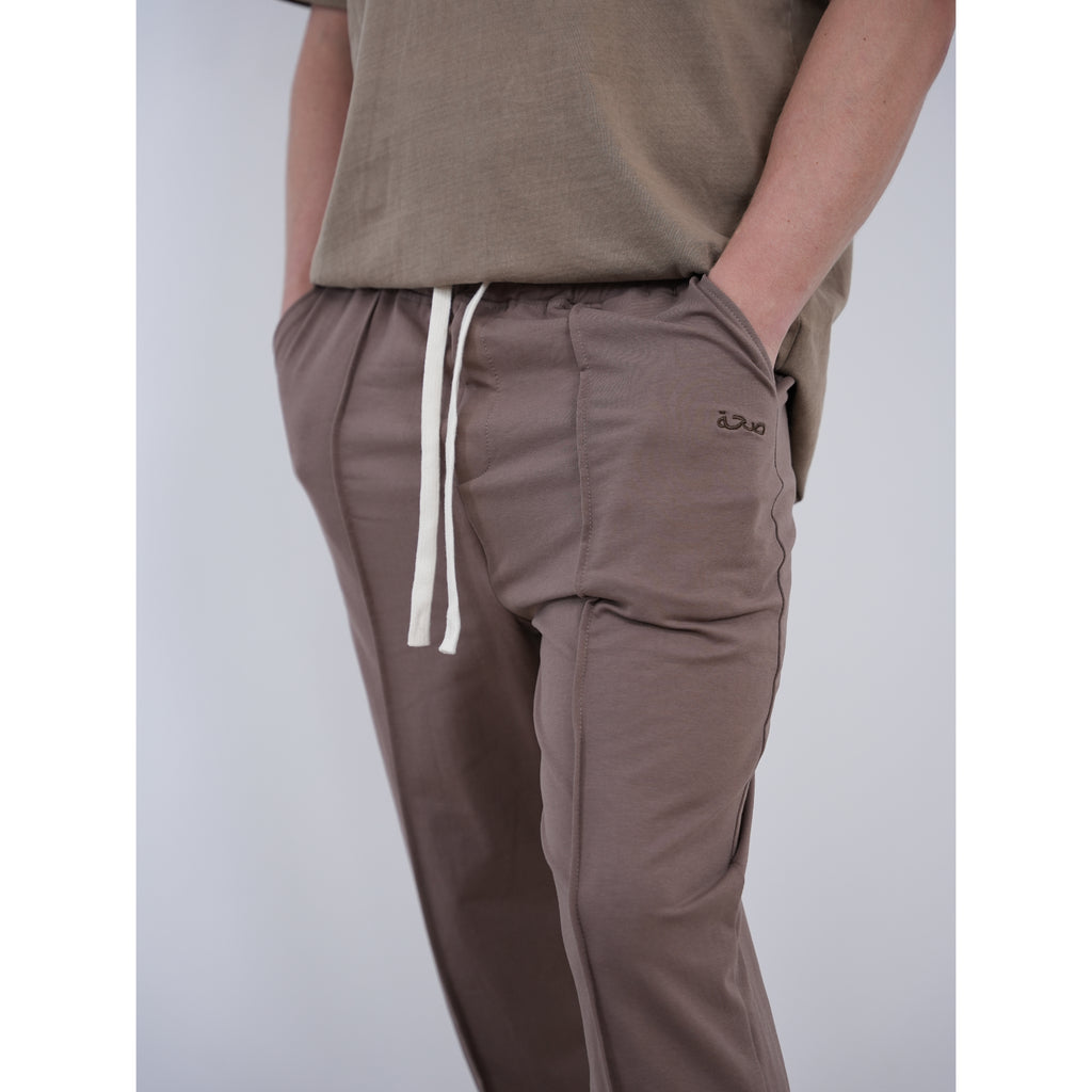 Men’s Straight Leg Jogger Washed Brown