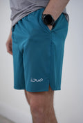 Men's Teal Longline Training Shorts