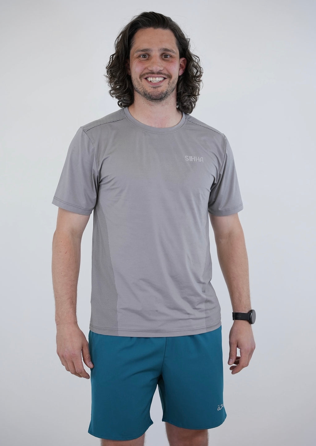 Men's Teal Longline Training Shorts